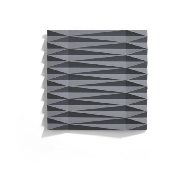 Suport din silicon pentru vase fierbinți Zone Origami Yato, 16 x 16 cm, gri