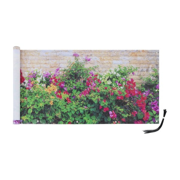 Paravan pentru balcon din plastic 500x85 cm Flowers – Maximex-image-2