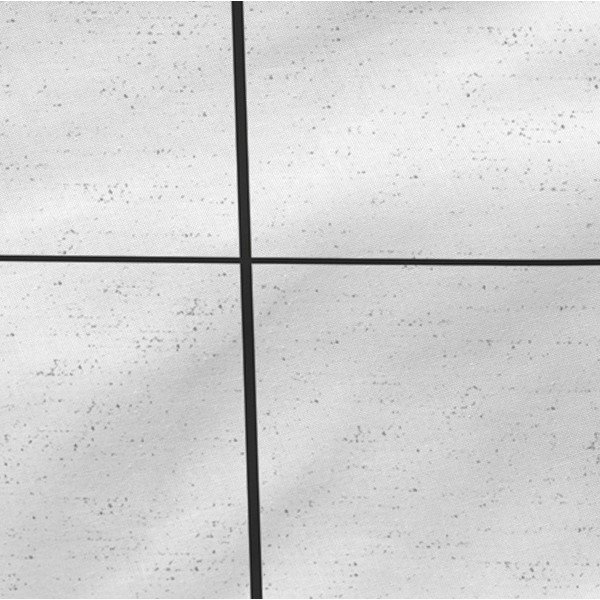 Set 2 fețe de pernă din bumbac Blanc Tartan, 50 x 75 cm-image-1