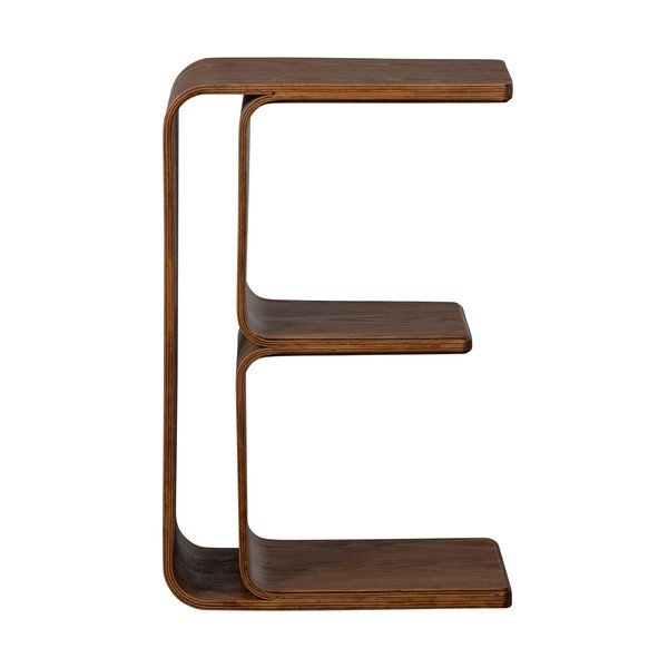 Măsuță auxiliară cu aspect de lemn de nuc 32x40 cm Frey – WOOOD-image-4