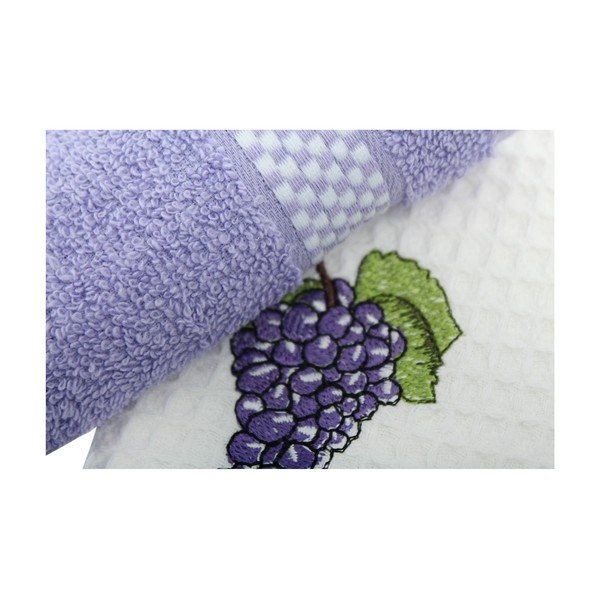 Set 2 prosoape de mâini Grapes-image-1