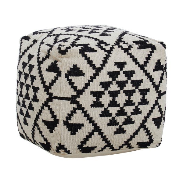 Puf alb-negru Cefena – Premier Housewares