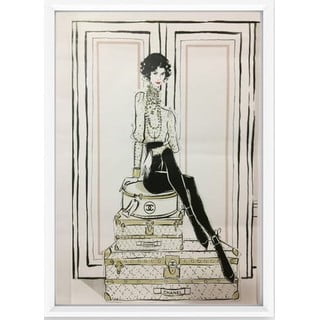 Poster 20x30 cm Chanel Suitcases - Piacenza Art