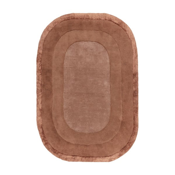 Covor cărămiziu handmade din amestesc de lână 160x230 cm Halo – Asiatic Carpets
