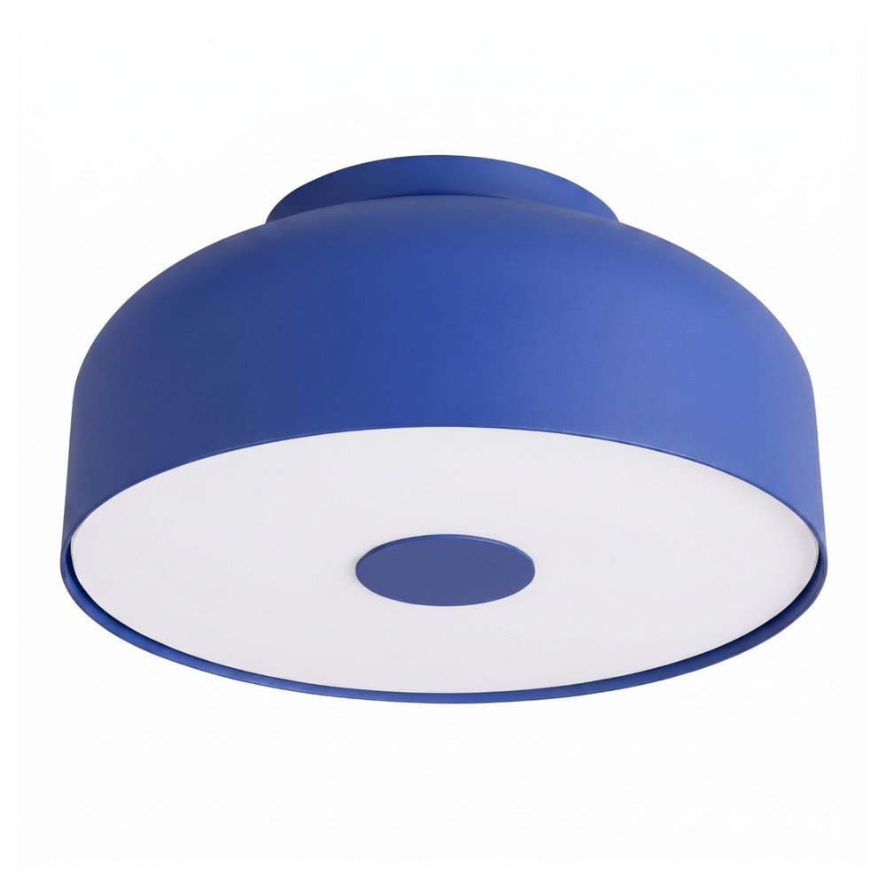 Plafonieră albastră din oțel ø 30 cm Omiq – Sollux