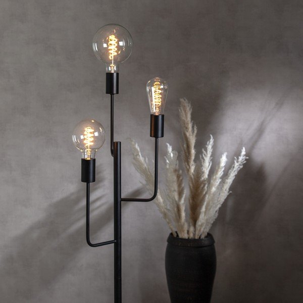 Bec LED/cu filament E27, cu lumină caldă și intensitate reglabilă 4 W Spiral Filament – Star Trading-image-1