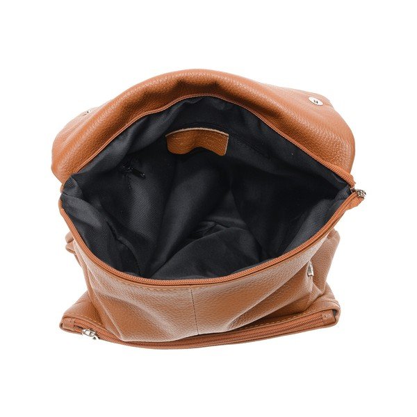 Rucsac din piele Isabella Rhea, maro-image-4
