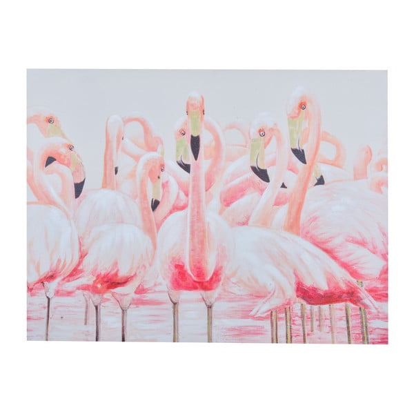 Tablou păsări flamingo Dino BIanchi, 90 x 120 cm