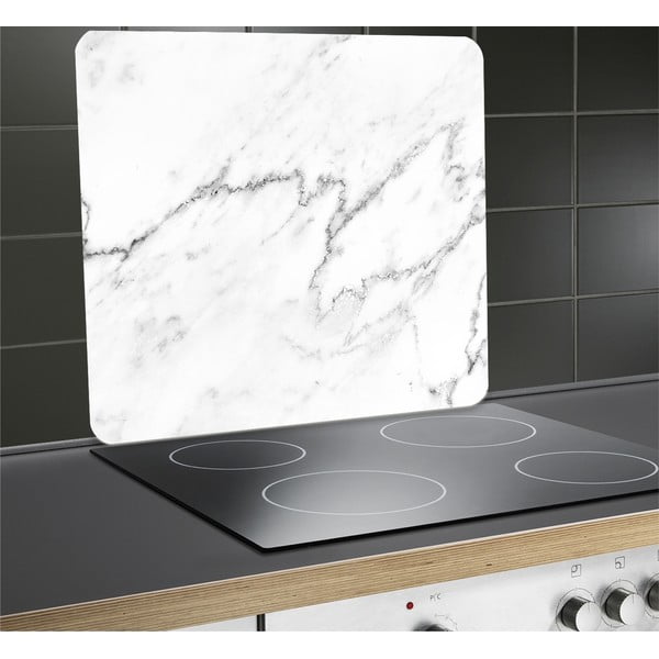 Protecție pentru peretele de la aragaz din sticlă temperată 50x56 cm Marble – Wenko-image-4