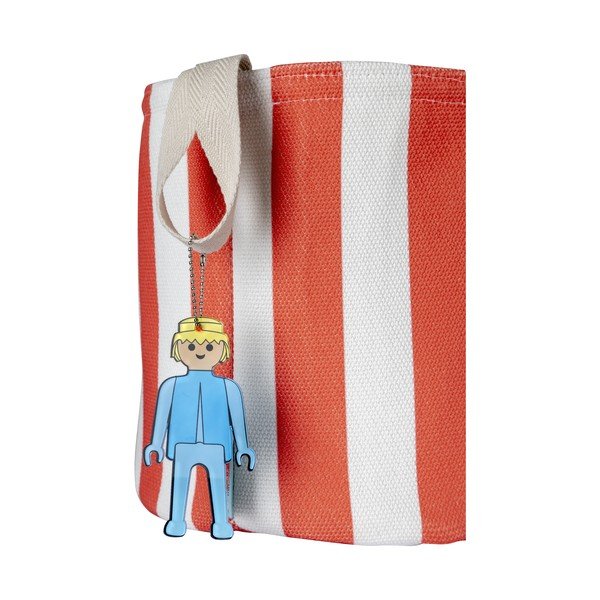 Coș de jucării pentru copii roșu din material textil ø 30x28 cm Stripes – Playmobil-image-3