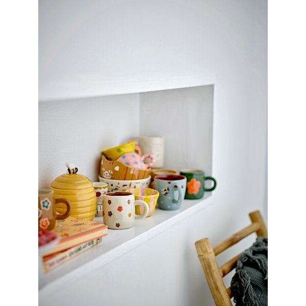 Cană pentru copii bej din gresie 130 ml Addy – Bloomingville Mini-image-2