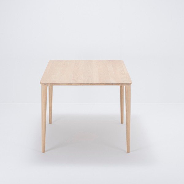 Masă de dining din lemn de stejar 90x160 cm Fawn - Gazzda-image-4