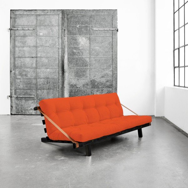 Canapea extensibilă Karup Jump Black/Orange-image-1