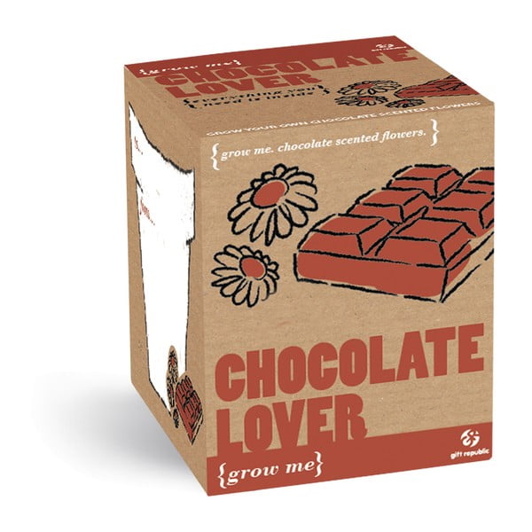 Set grădinărit cu semințe de flori de ciocolată Gift Republic Chocolate Lover