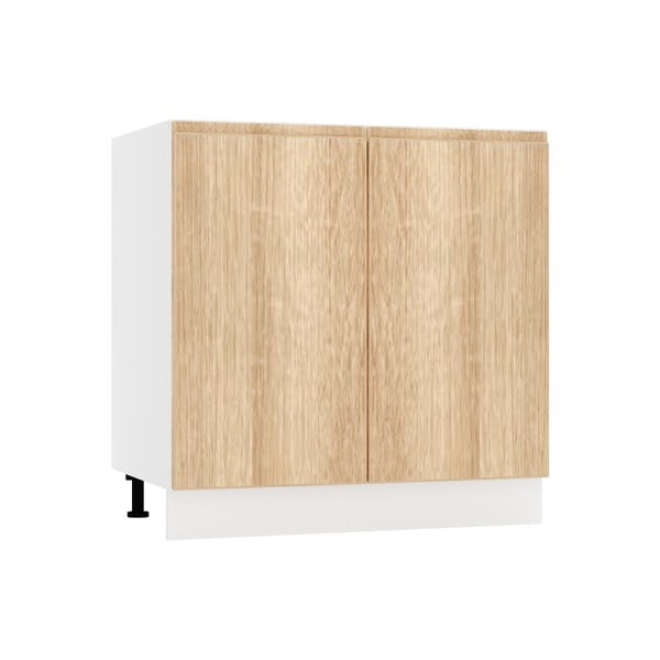 Dulap de bucătărie tip bază sub chiuvetă (lățime 80 cm) Amity – STOLKAR