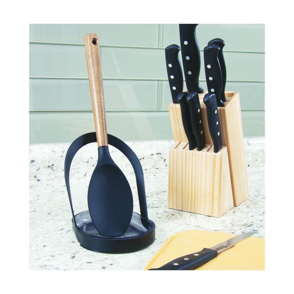 Suport auxiliar pentru bucătărie iDesign Austin, 12 x 13 cm, negru-image-1