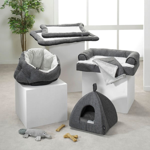 Cort animale gri pentru pisici 40x40 cm – Love Story-image-2