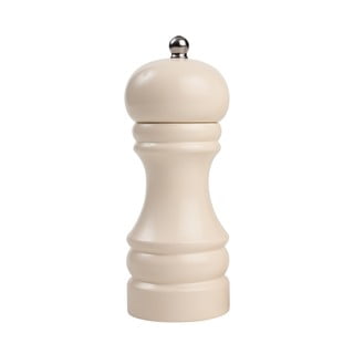 Râșniță pentru sare din lemn de cauciuc T&G Woodware Capstan Cream, înălțime 15 cm