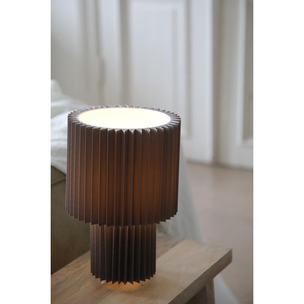 Veioză gri cu abajur textil (înălțime 32 cm) Catis – Markslöjd-image-3