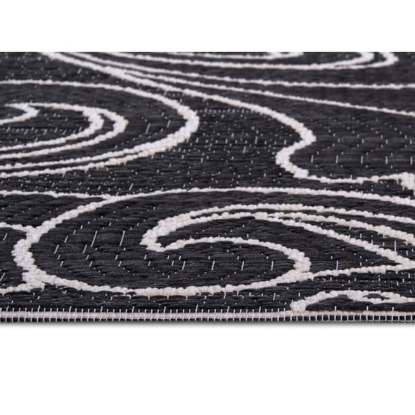 Covor de exterior negru 194x290 cm Elina Black – Hanse Home-image-3