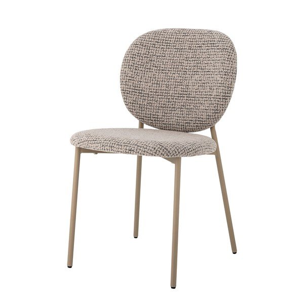 Scaun de dining gri din material textil Percey – Bloomingville