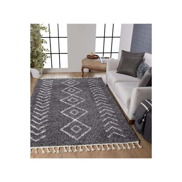 Covor gri 230x160 cm Shaggy - Mila Home-image-1