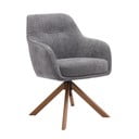 Set de scaune de sufragerie gri 2 buc. tapițat Avola – Unique Furniture