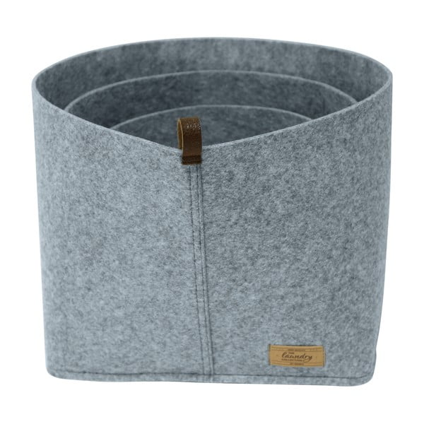 Organizator textil Wenko Felt, 30 x 18 cm, gri-image-2