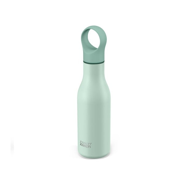 Sticlă verde-mentă de călătorie din oțel inoxidabil 500 ml Loop – Joseph Joseph-image-4