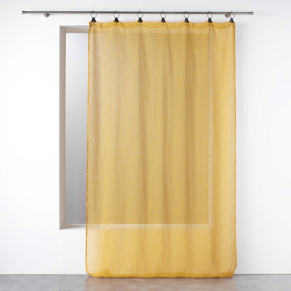 Perdea galbenă 140x240 cm Linka – douceur d\'intérieur