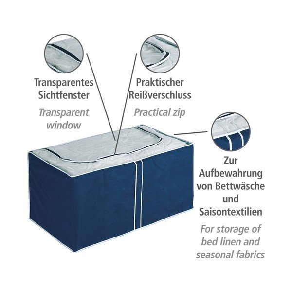 Cutie depozitare Wenko Ocean, 48 x 53 cm, albastru-image-2