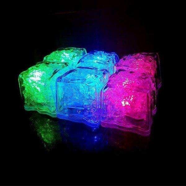 Set 6 cuburi de gheață luminoase Original Products Flashing Ice Cubes-image-1