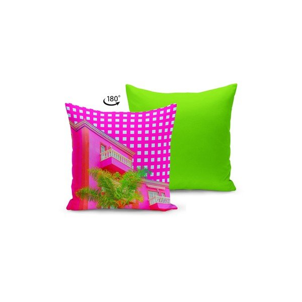 Pernă cu umplutură Kate Louise Neo Pink, 43 x 43 cm-image-1