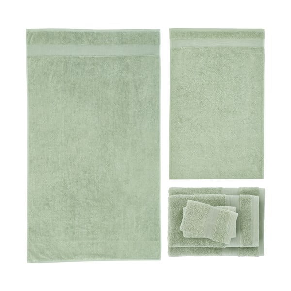 Prosoape de baie verzi 6 buc. din bumbac din frotir Anti-Bacterial – Catherine Lansfield-image-2