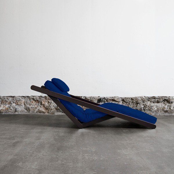 Șezlong extensibil Karup Figo Wenge/Royal-image-1