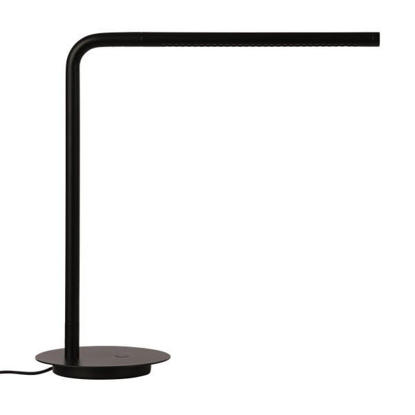 Veioză neagră LED cu intensitate reglabilă din metal (înălțime 46 cm) Omni Table – UMAGE