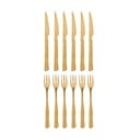 Tacâmuri aurii din oțel inoxidabil 12 buc. Ollin – Bloomingville