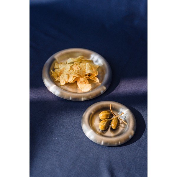 Farfurii argintii 2 buc. din oțel inoxidabil ø 28 cm Roto – noo.ma-image-4