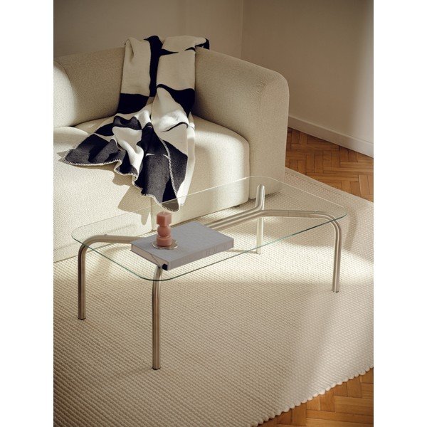 Pătură neagră/crem 150x200 cm Tul – noo.ma-image-2