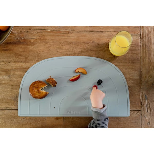 Suport din silicon pentru masă Kindsgut Rainbow, 48 x 25 cm, albastru-image-4