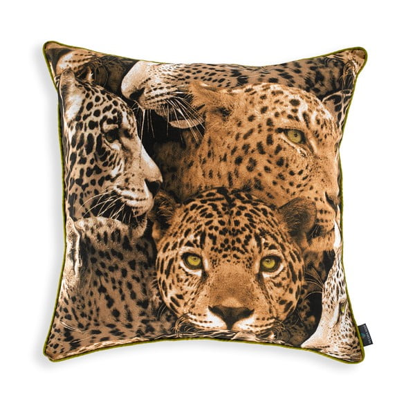 Față de pernă WeLoveBeds Leopard, 60 x 60 cm