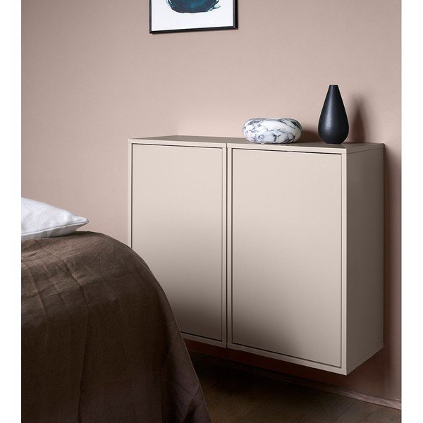 Coș de rufe gri deschis de montat pe perete Laundry Box – ReCollector-image-1