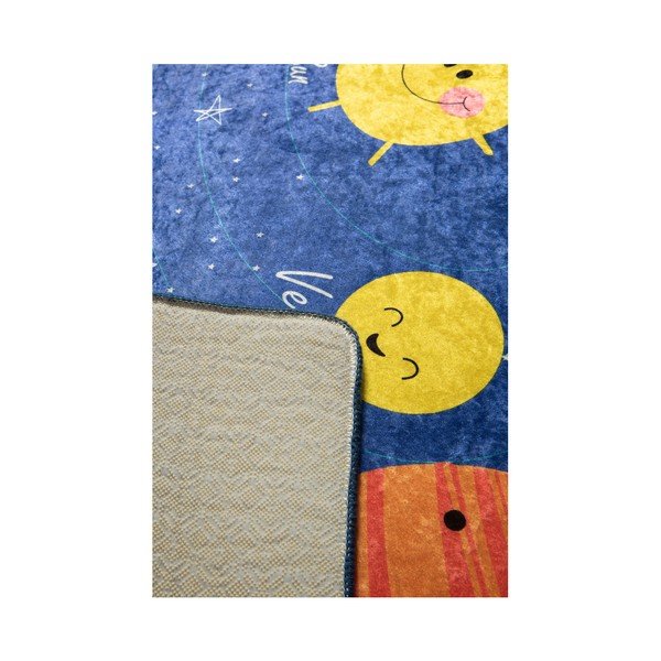 Covor pentru copii albastru 140 x 190 cm Space-image-2