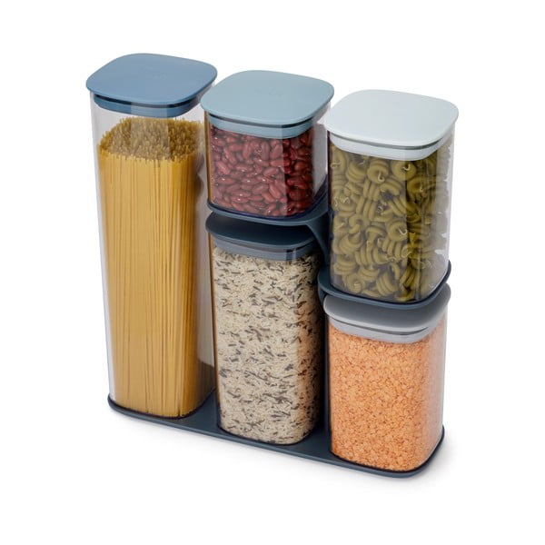 Recipiente 5 buc. pentru alimente Podium – Joseph Joseph-image-3