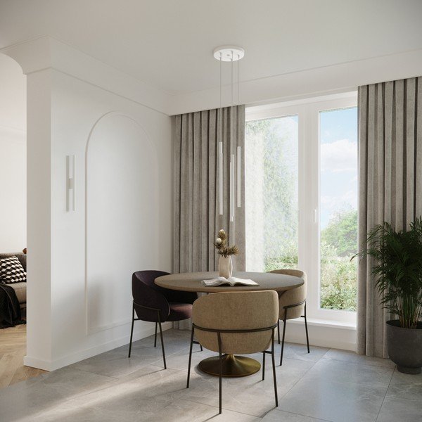 Aplică de perete albă ø 2,5 cm Fideus – Sollux-image-3