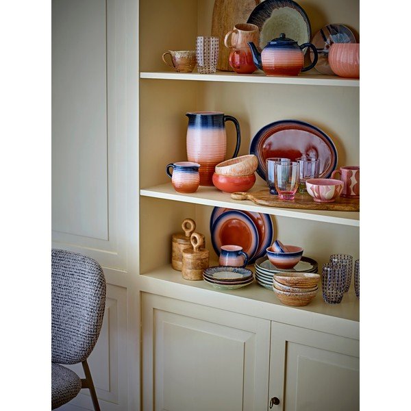 Căni albastre/portocalii 4 buc. din ceramică 200 ml Tatum – Bloomingville-image-3