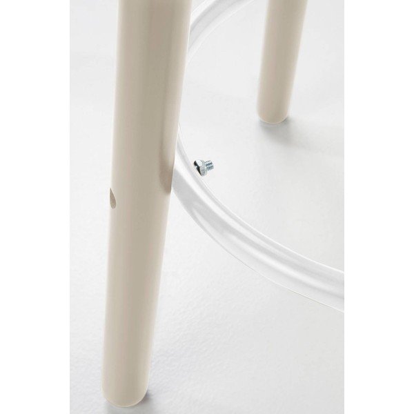 Scaun de bar gri din lemn de pin (înălțime șezut 65 cm) Kinna – Jotex-image-2
