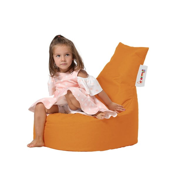 Fotoliu puf pentru copii portocaliu Baton – Floriane Garden-image-2