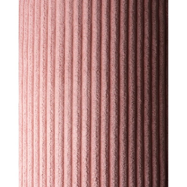 Pernă decorativă pentru copii roz cu tapițerie din catifea reiată Block – Wigiwama-image-4