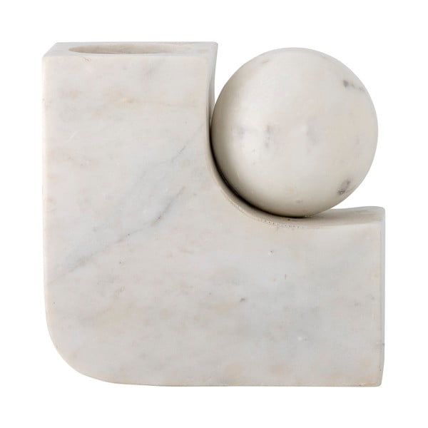 Vază albă din marmură Abbelin – Bloomingville-image-3